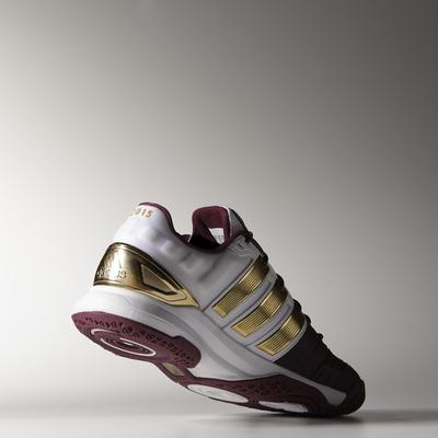 Adidas Mens adiPower Stabil 11 Limited Edition Indoor Shoes - White/Gold - main image